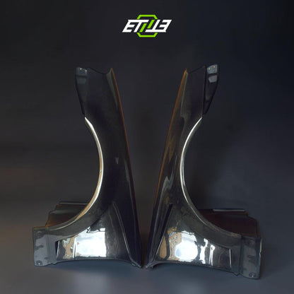 R34 GTR Do-Luck Style Front Fender | SKU: R34-CF-42 | ID: 10658245804313 | Shopifydevstudio