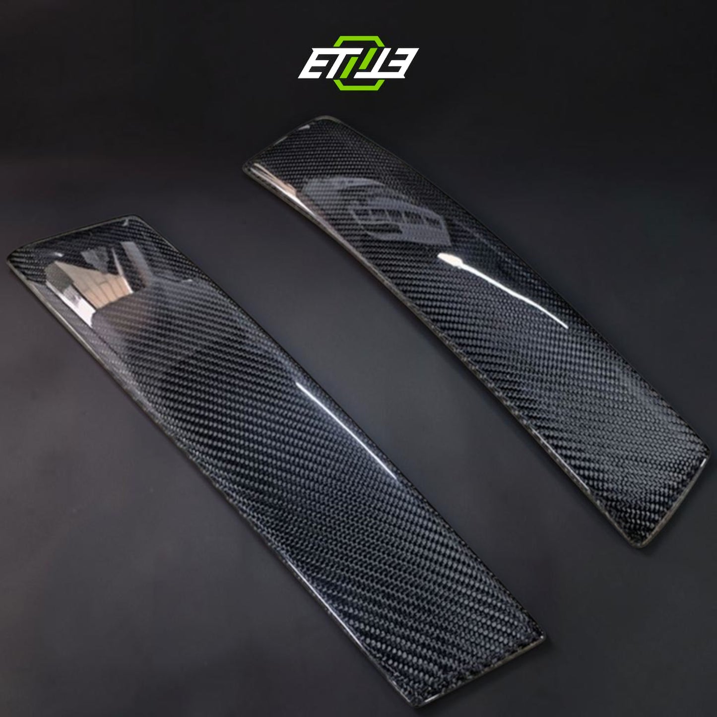 R34 GTR GTT Carbon Fiber B Pillar Cover 2pcs | SKU: R34-CF-19 | ID: 10658244788505 | Shopifydevstudio