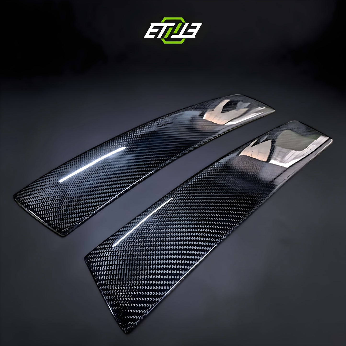 R34 GTR GTT Carbon Fiber B Pillar Cover 2pcs