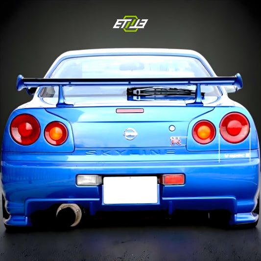 R34 GTR GTT OEM Rear Trunk (W/O Brake Lamp Position)