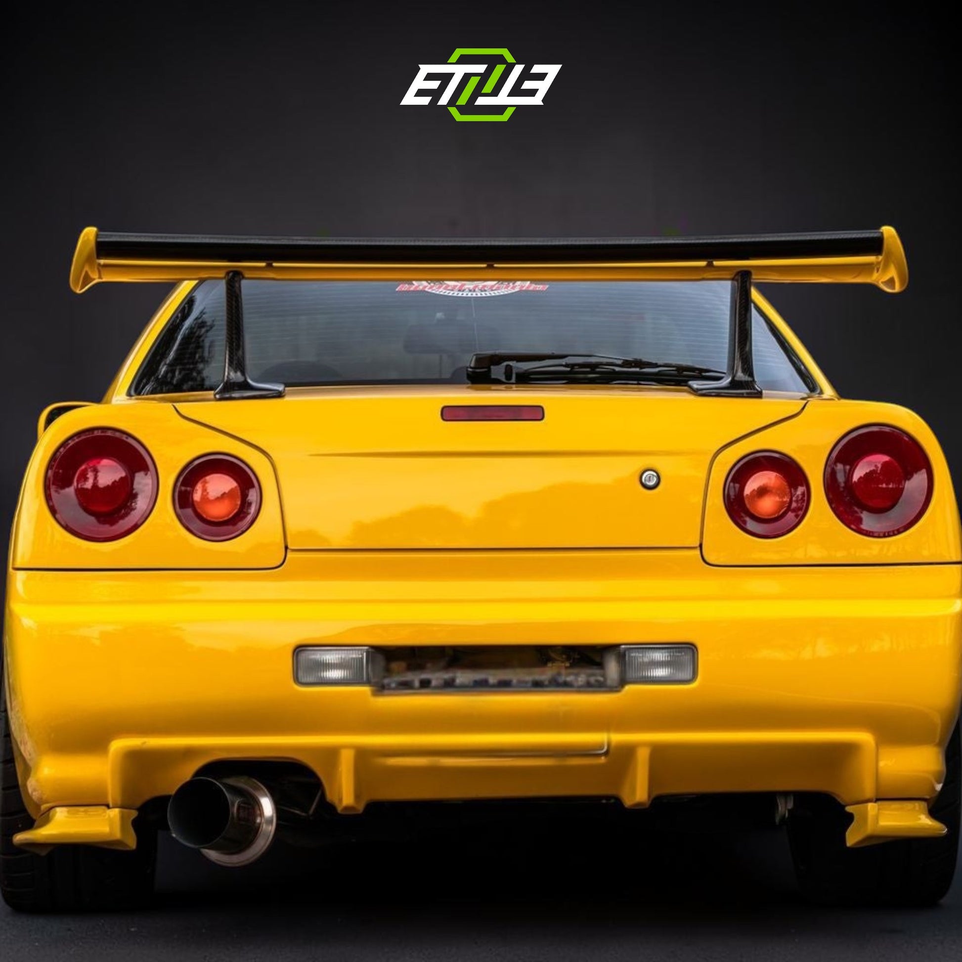 R34 GTR GTT VS GT Style Rear Spoiler | SKU: R34-CF-4 | ID: 10658244296985 | Shopifydevstudio