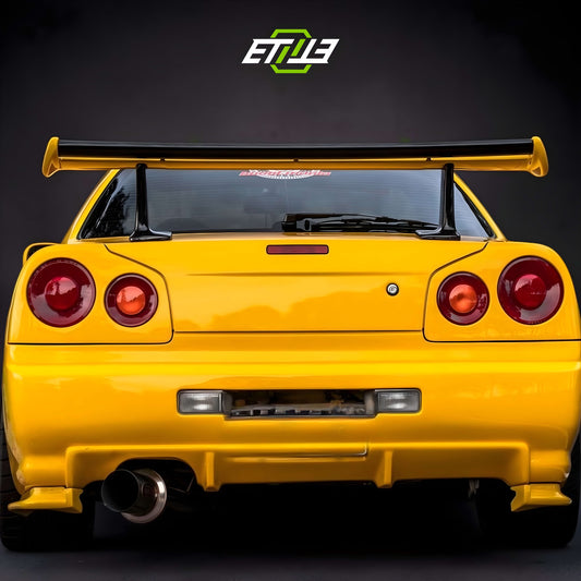 R34 GTR GTT VS GT Style Rear Spoiler
