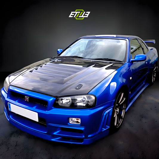 R34 GTR NI Style Hood