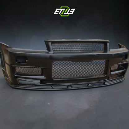 R34 GTR NI Z-Tune Style Front Bumper | SKU: R34-CF-22 | ID: 10658244854041 | Shopifydevstudio