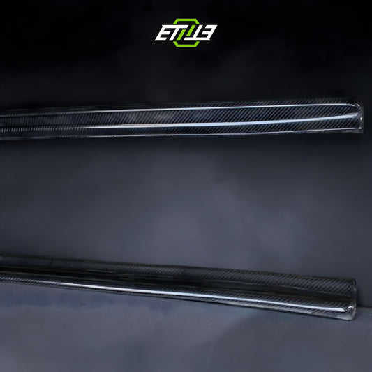 R34 GTR Nismo Style Carbon Fiber Side Skirt Extension (189cm)