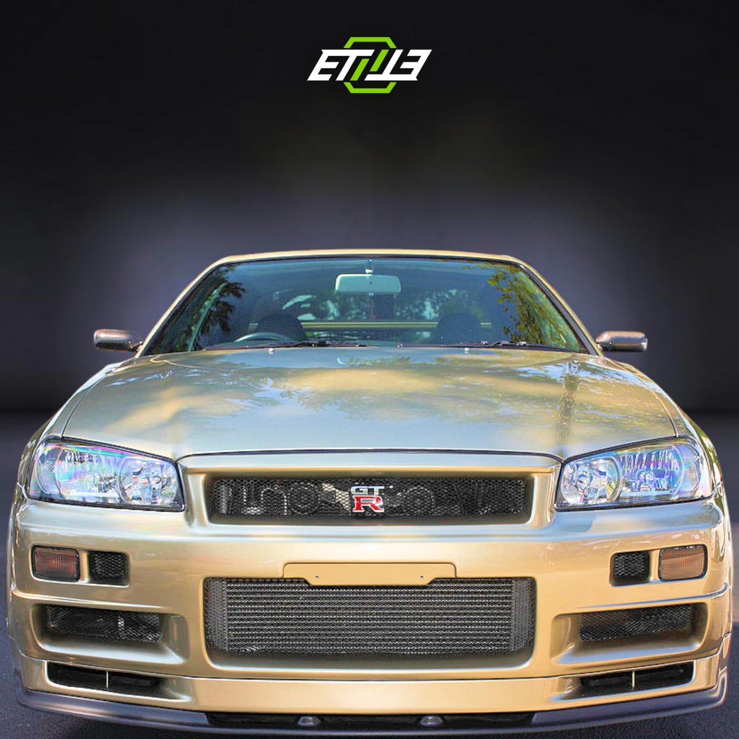 R34 GTR Nismo Style Front Lip (must be fitted with R34 GTR NI Style Front Bumper) | SKU: R34-CF-29 | ID: 10658245148953 | Shopifydevstudio
