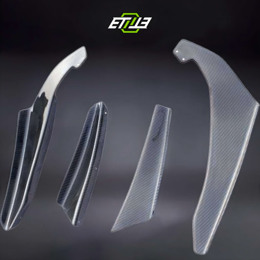 R34 GTR OEM Style Front Bumper (4pcs Canard)