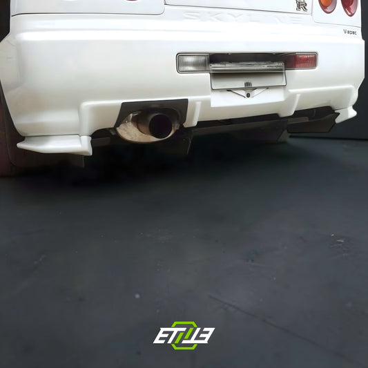 R34 GTR Rear Bumper Exhaust Heatshield (OEM Style Rear Bumper Only)