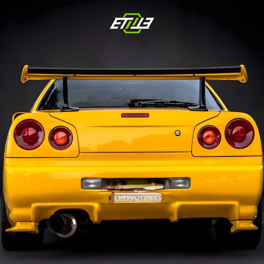 R34 GTT GTR JUN Style Spoiler Wing Higher Legs (20.5 cm)