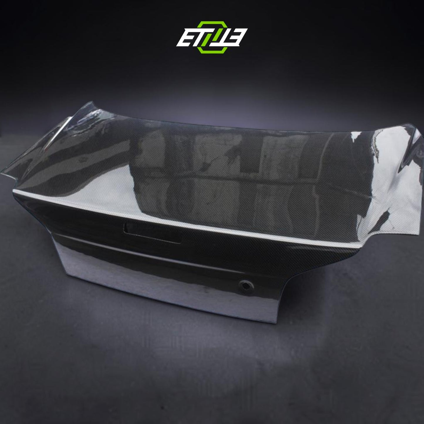 R34 GTT GTR OEM Style Trunk with Brake Light Cutout | SKU: R34-CF-36 | ID: 10658245280025 | Shopifydevstudio