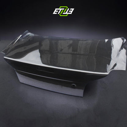 R34 GTT GTR OEM Style Trunk with Brake Light Cutout | SKU: R34-CF-36 | ID: 10658245280025 | Shopifydevstudio