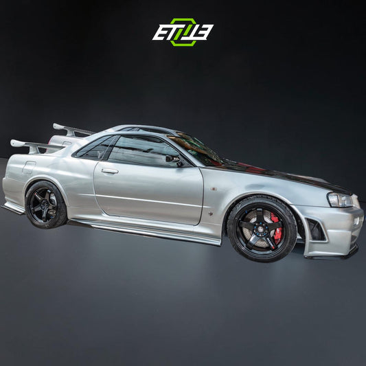 R34 GTT Z-Tune Front Bumper / Skyline R34 GTT 2D 4D GTR-Style Front Bumper | SKU: R34-CF-10 | ID: 10658244460825 | Shopifydevstudio