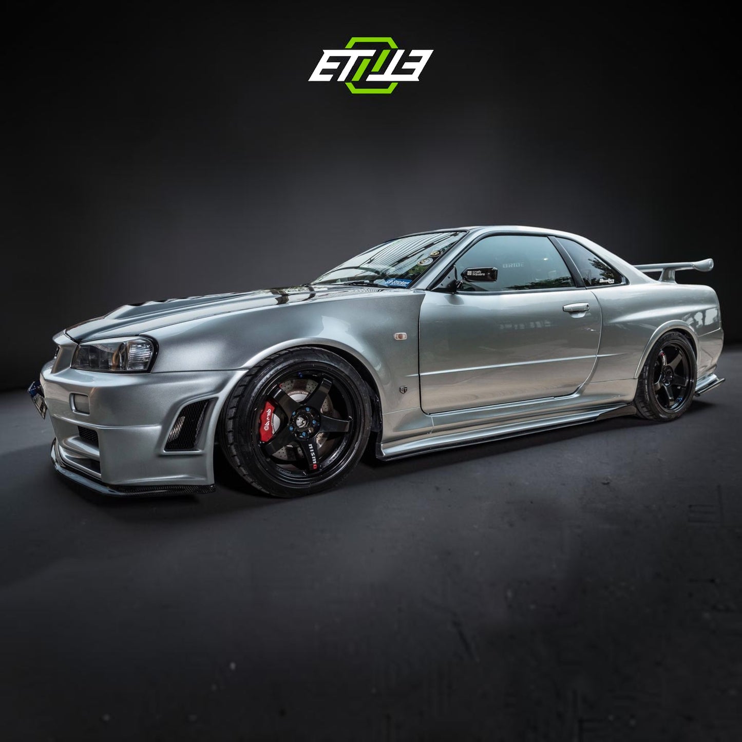 R34 GTT Z-Tune Front Bumper / Skyline R34 GTT 2D 4D GTR-Style Front Bumper | SKU: R34-CF-10 | ID: 10658244460825 | Shopifydevstudio