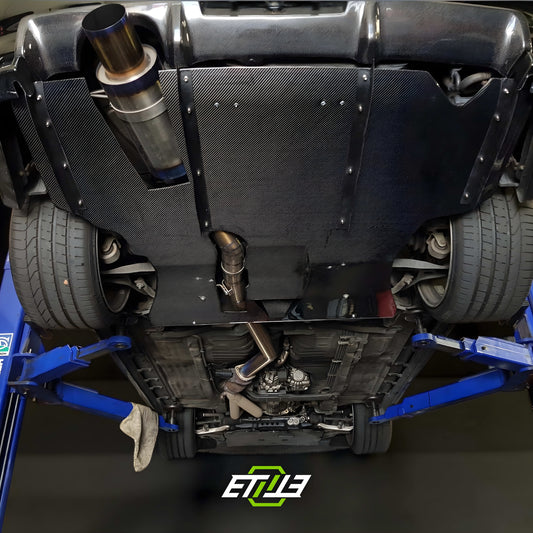 R34 GTT Z-Tune Rear Diffuser 5pcs 1999-2000 Skyline R34 GTT 2D GTR Conversion East Bear Style