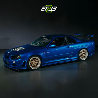 R34 GTT Z-Tune Side Skirt Extensions / Skyline R34 GTT 2D GTR Conversion Side Skirt Extensions (2pcs) | SKU: R34-CF-9 | ID: 10658244395289 | Shopifydevstudio