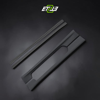 Skyline R34 GTT Z-Tune Side Skirt Extensions / Skyline R34 GTT 2D GTR Conversion Side Skirt Extensions (2pcs) | SKU: R34-CF-11 | ID: 10658244559129 | Shopifydevstudio
