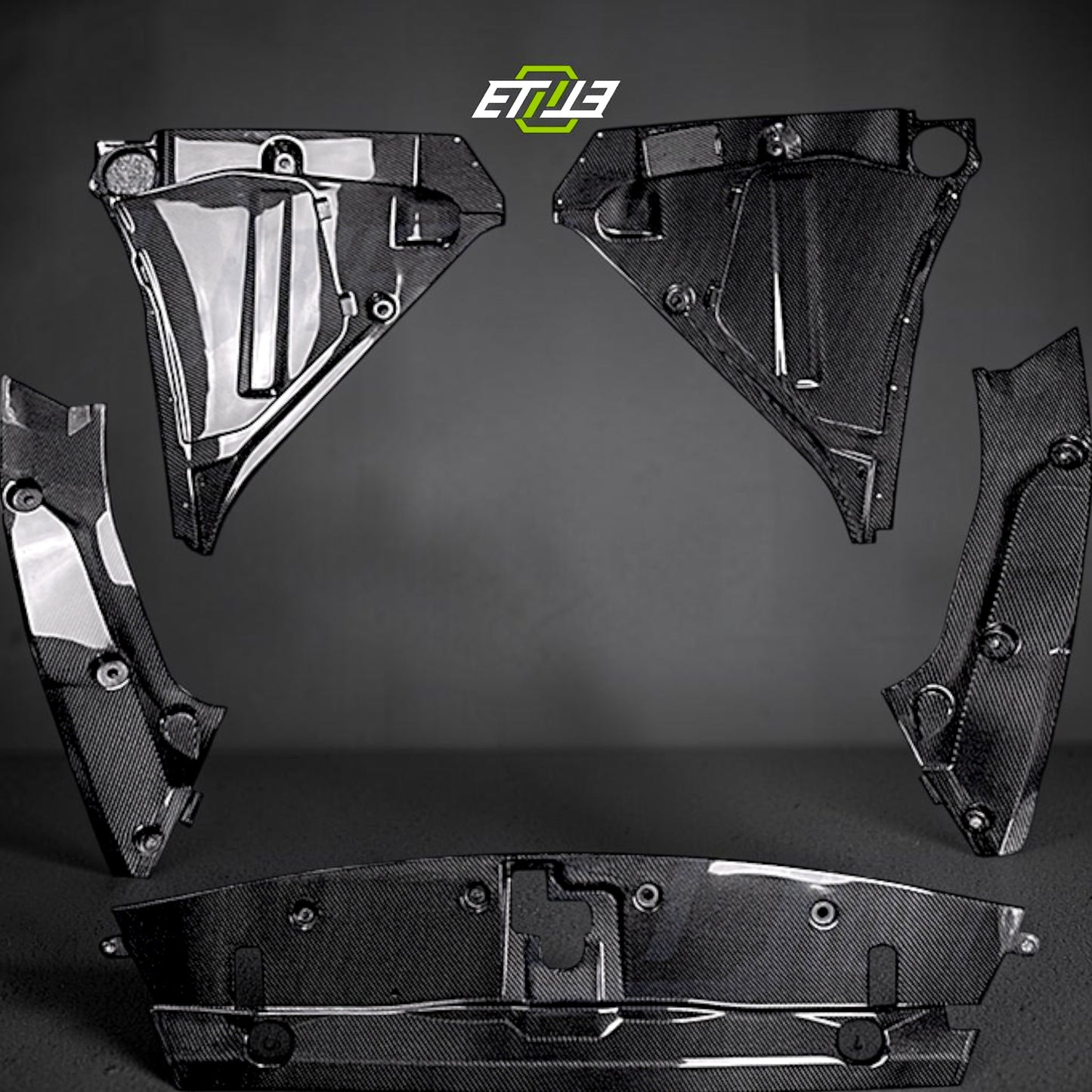 R35 GT-R OEM Style Engine Compartment Cover Set 5pcs | SKU: UNKNOWN-SKU | ID: 10658239611161 | Shopifydevstudio