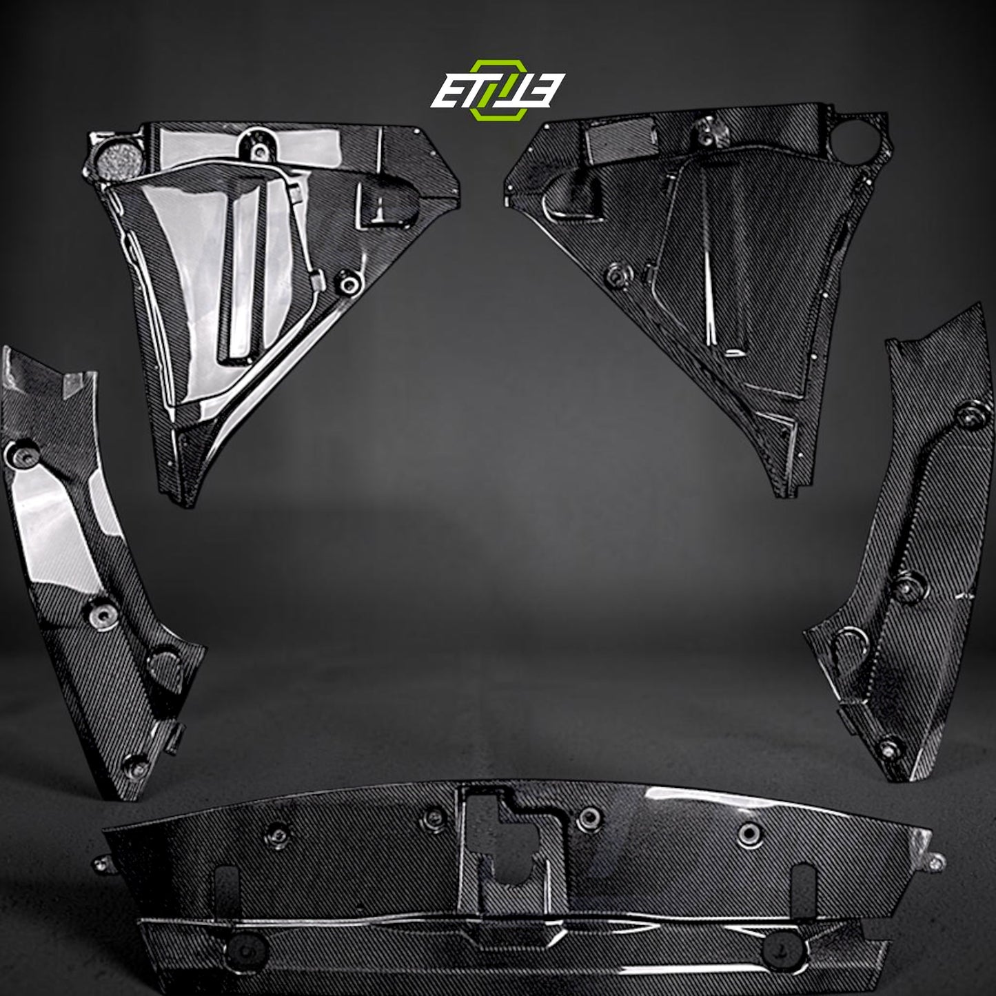 R35 GT-R OEM Style Engine Compartment Cover Set 5pcs | SKU: UNKNOWN-SKU | ID: 10658239611161 | Shopifydevstudio