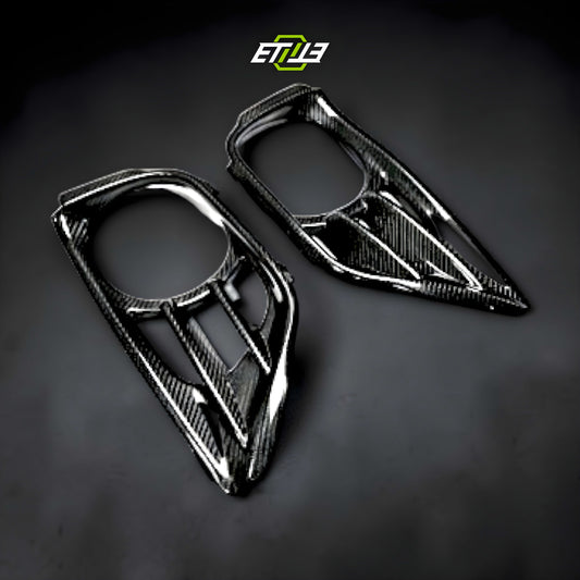 R35 GTR B Style Exhaust Surround Shroud Heat Shield 2pcs