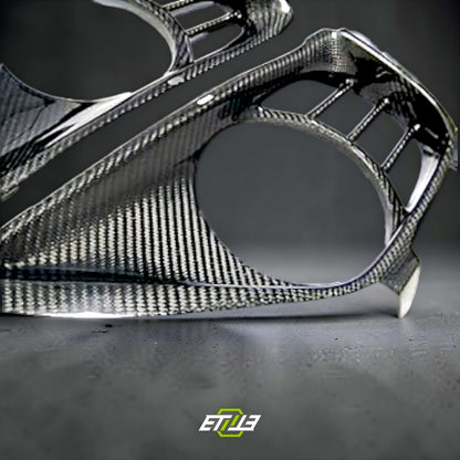 R35 GTR B Style Exhaust Surround Shroud Heat Shield 2pcs