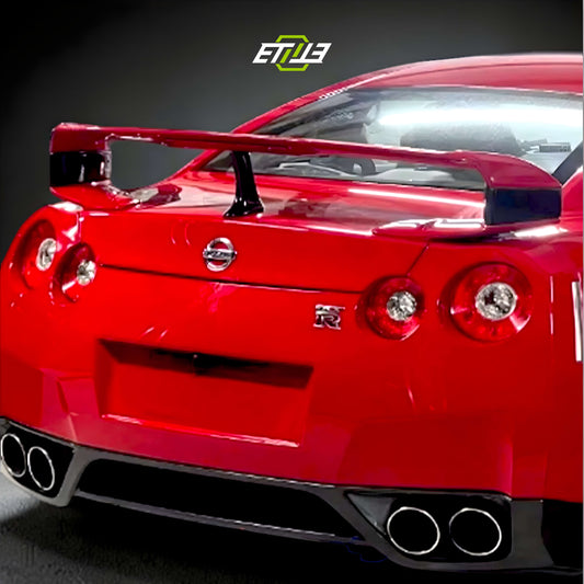 R35 GTR CBA DBA Rear Spoiler Higher Legs