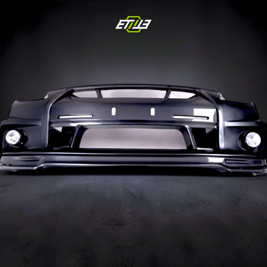 R35 GTR CBA DBA WA Style Front Bumper(with Side Vents, fog lamp hole)
