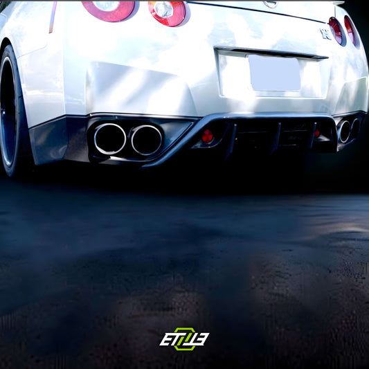 R35 GTR CBA WA Style Rear Bumper Diffuser Addon