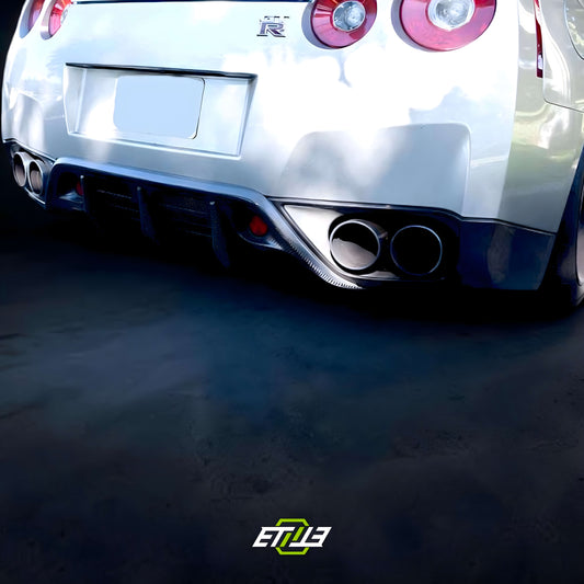 R35 GTR CBA WA Style Rear Bumper Diffuser Addon