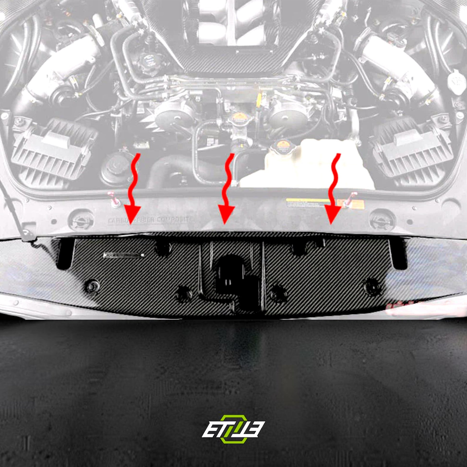 R35 GTR Cooling Panel OEM Style Carbon Cooling Panel | SKU: UNKNOWN-SKU | ID: 10658241151257 | Shopifydevstudio