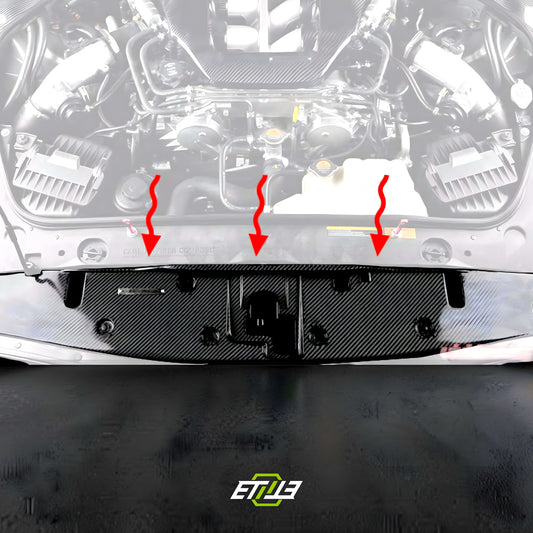 R35 GTR Cooling Panel OEM Style Carbon Cooling Panel