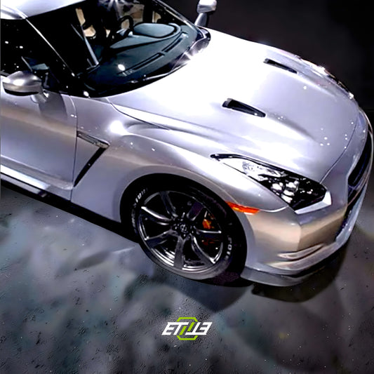 R35 GTR OEM Style Hood Vents With Air Tunnel (Pair)