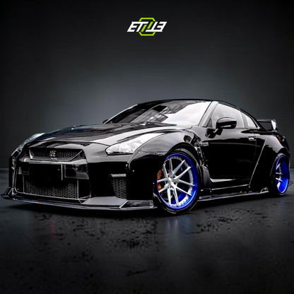 R35 GTR OEM Style Wheel Arch Flares (10mm wider) 8pcs | SKU: UNKNOWN-SKU | ID: 10658240594201 | Shopifydevstudio