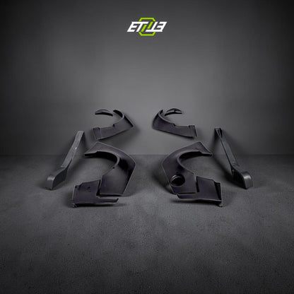 R35 GTR OEM Style Wheel Arch Flares (10mm wider) 8pcs | SKU: UNKNOWN-SKU | ID: 10658240594201 | Shopifydevstudio