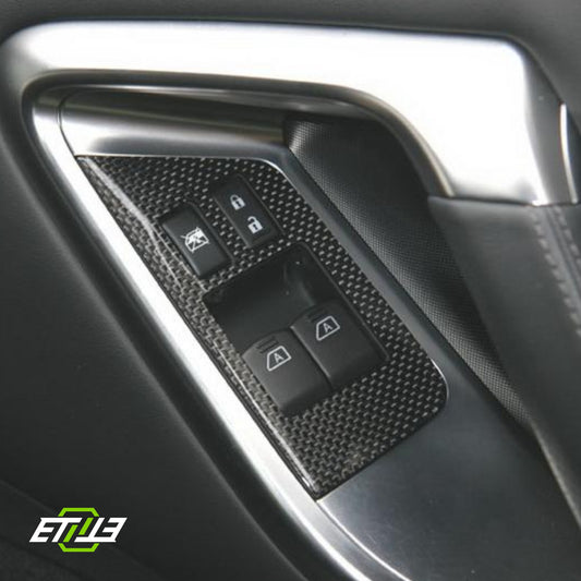 R35 RSW Style window switch panel — forged carbon option, ETi