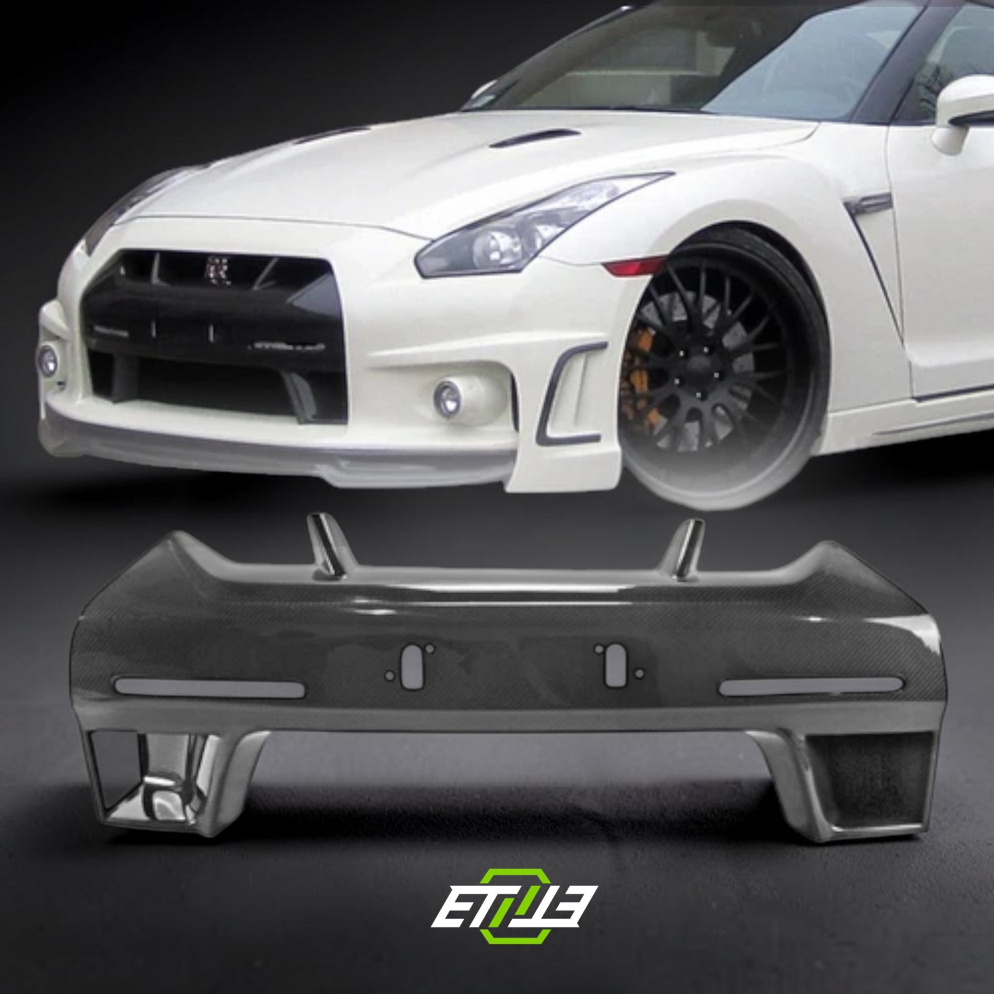 R35 GTR Wald Style Front Bumper Nose Cover | SKU: UNKNOWN-SKU | ID: 10658240987417 | Shopifydevstudio