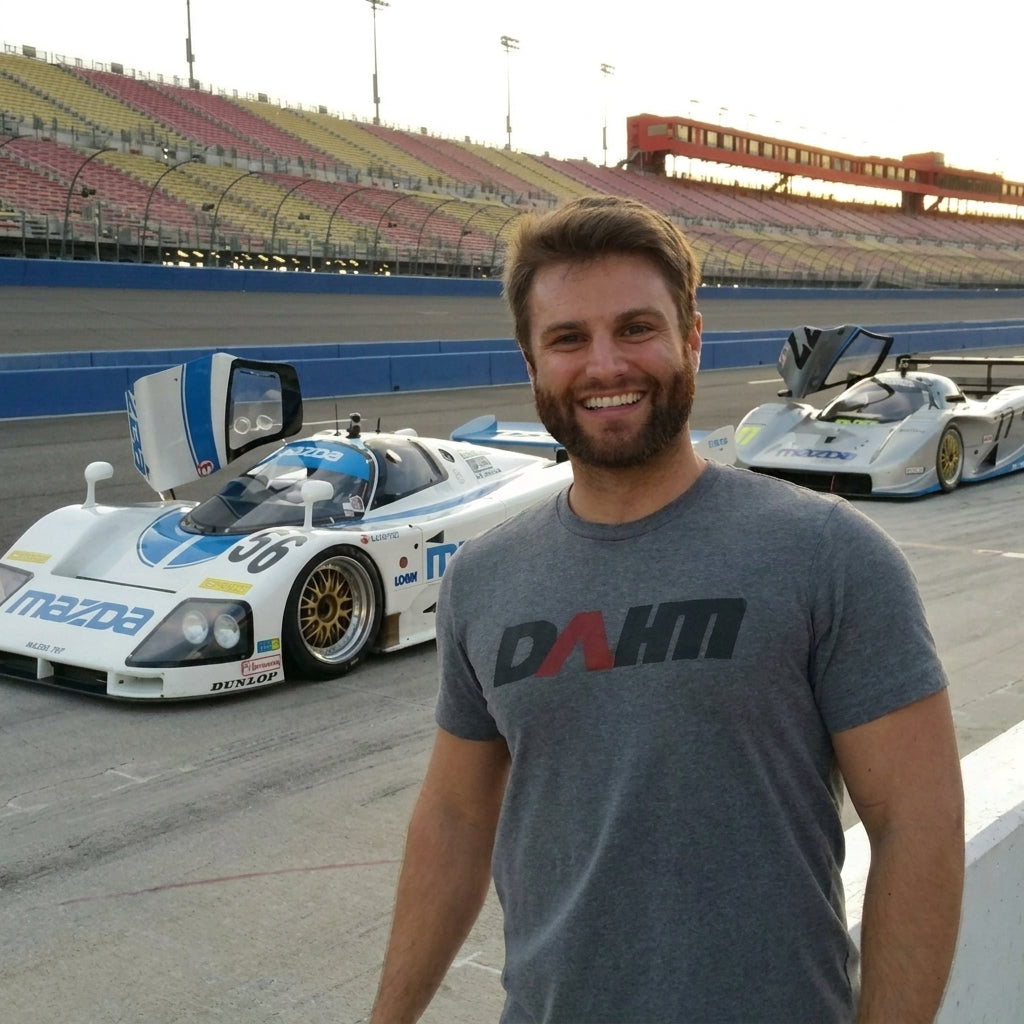Rob Dahm with his Mazda RX-7 program