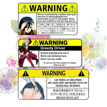 Weeb Warning Sticker