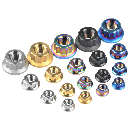 Titanium 12 Point Nut