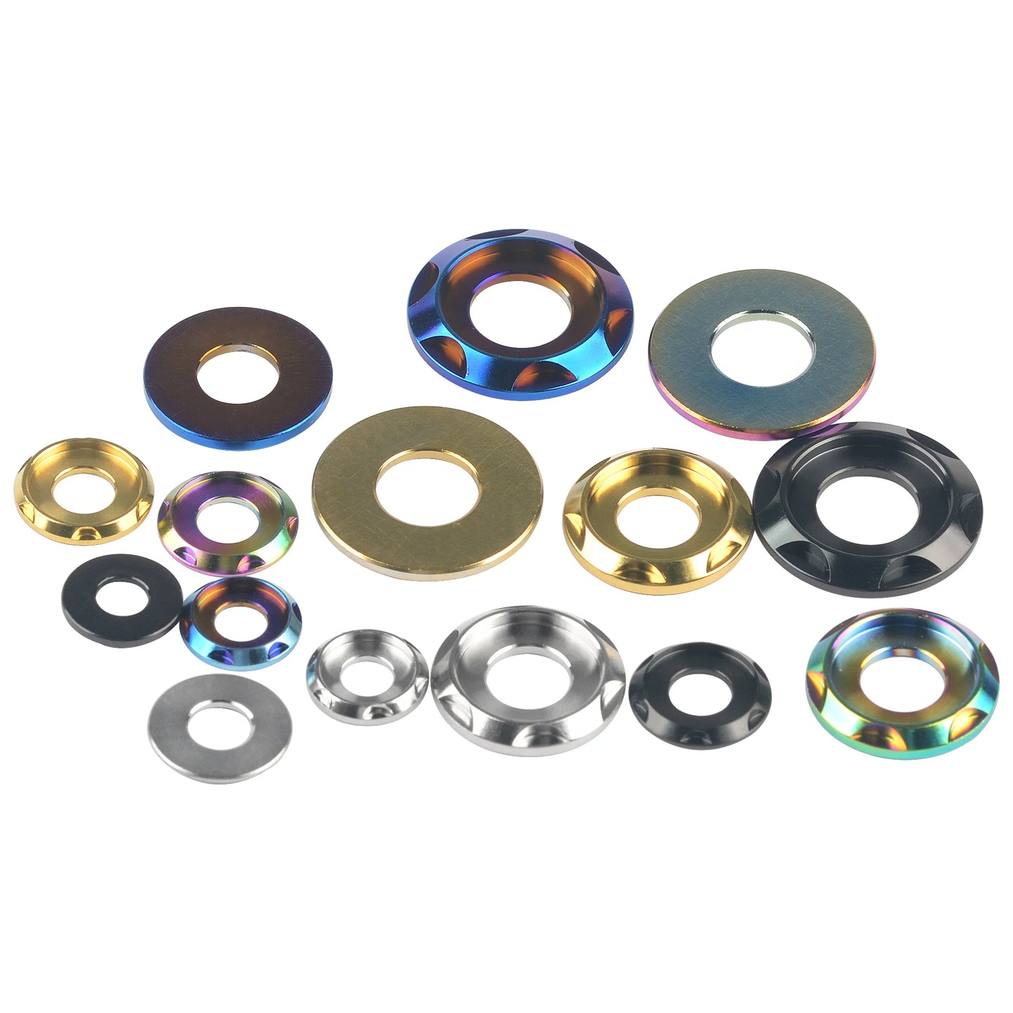 Titanium Step Gasket Washer