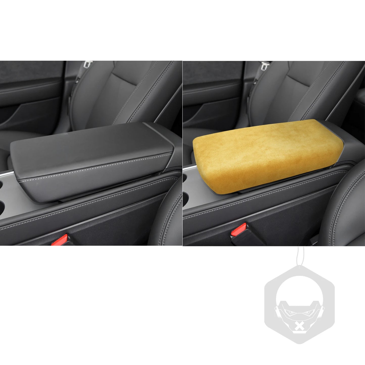 Alcantara Car Armrest Box