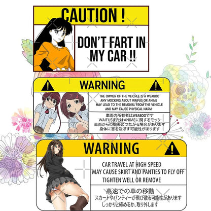 Weeb Warning Sticker