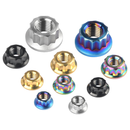 Titanium 12 Point Nut