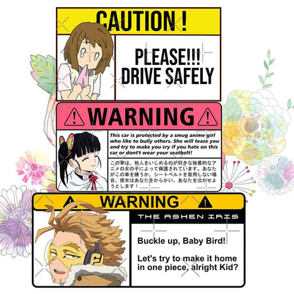 Weeb Warning Sticker