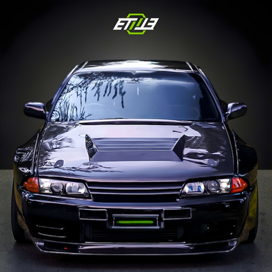 Skyline R32 GTR Nismo Style Carbon Fiber Vented Hood