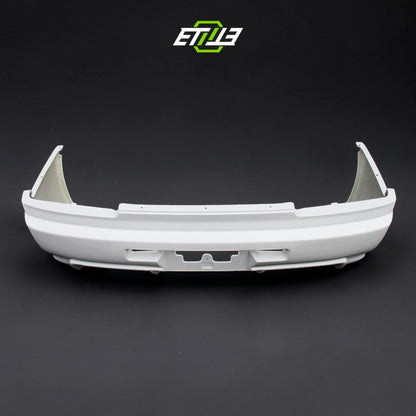 Skyline R34 GTT Z-Tune Rear Bumper / Skyline R34 GTT 2D GTR Conversion GTR-Style Rear Bumper | SKU: SKY-CF-4 | ID: 10658244526361 | Shopifydevstudio