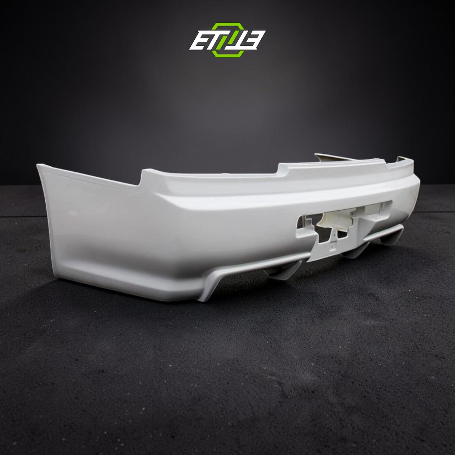 Skyline R34 GTT Z-Tune Rear Bumper / Skyline R34 GTT 2D GTR Conversion GTR-Style Rear Bumper | SKU: SKY-CF-4 | ID: 10658244526361 | Shopifydevstudio