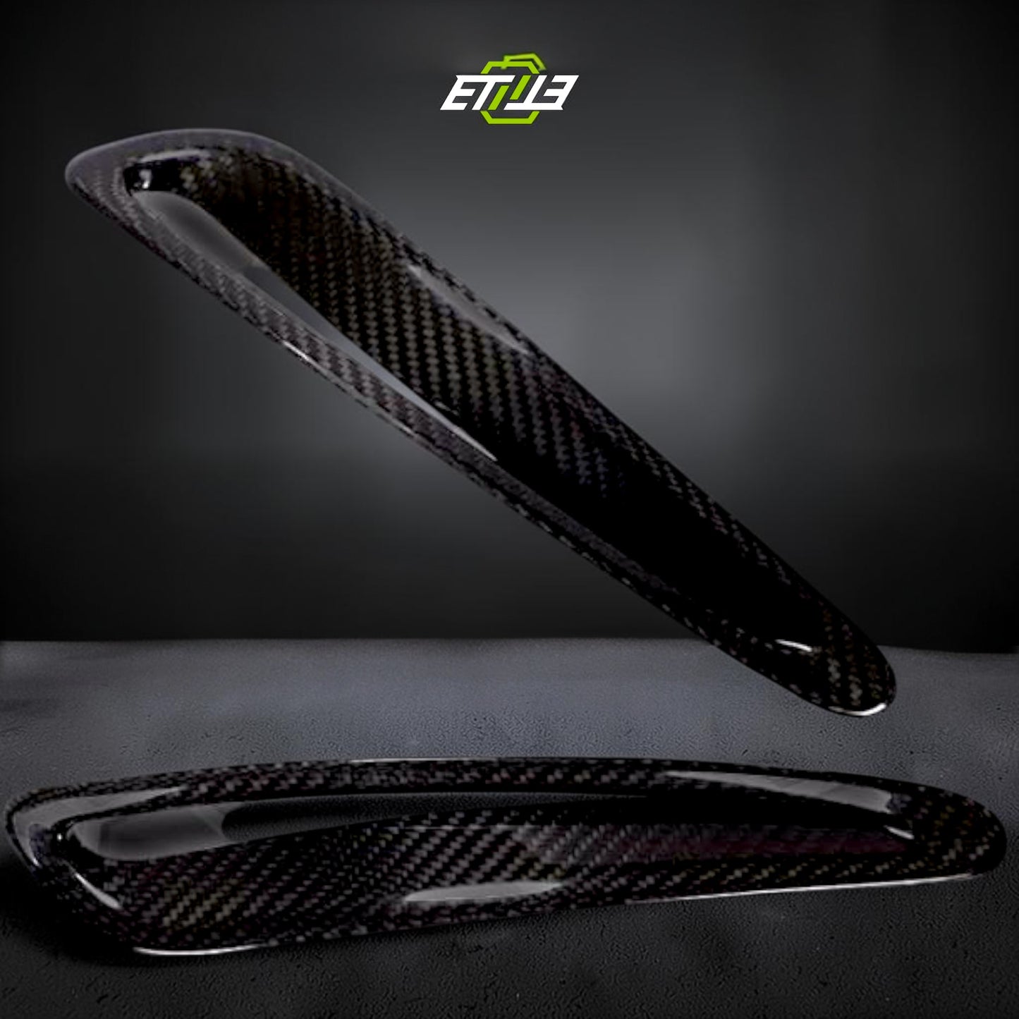 ETi Toyota Supra MK5 (A90) Carbon Fiber Hood Vent Scoop Covers