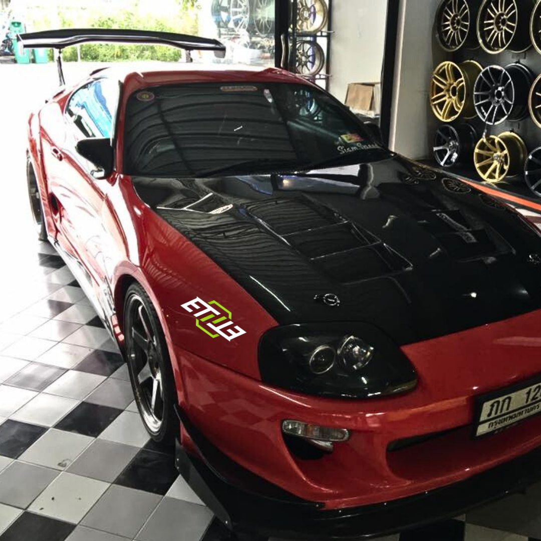 Toyota Supra CF/DryCarbon TS Style Hood