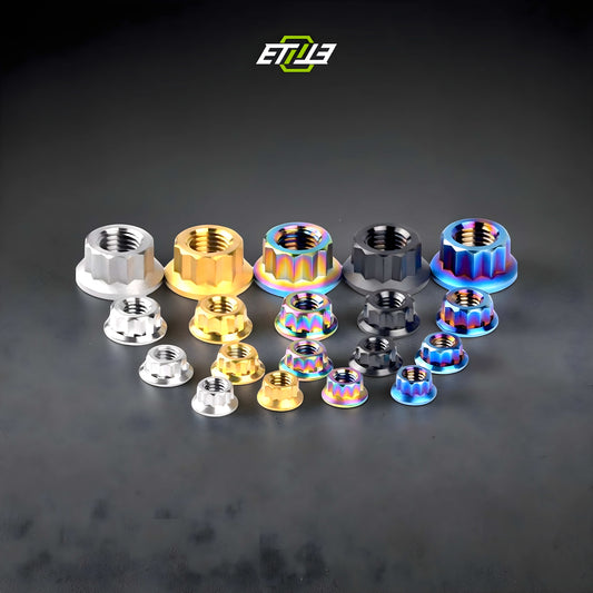 Titanium 12 Point Nut