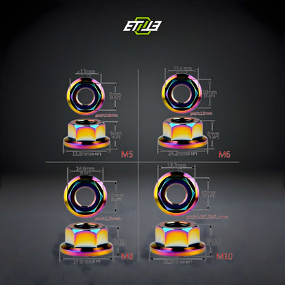 Titanium Flange Nut